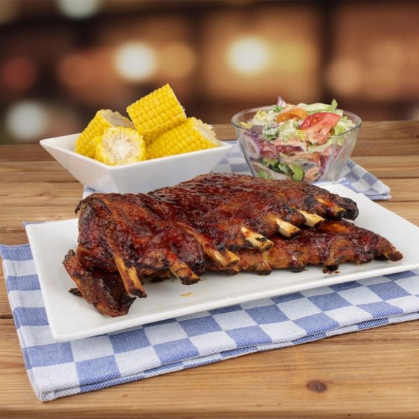 Côtes levées miel et ail