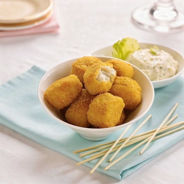 Pépites de morue panées