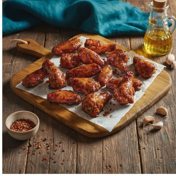 Ailes de poulet miel et ail