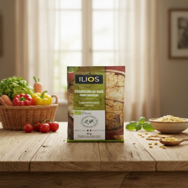 Craquelins de maïs et de légumes Ilios