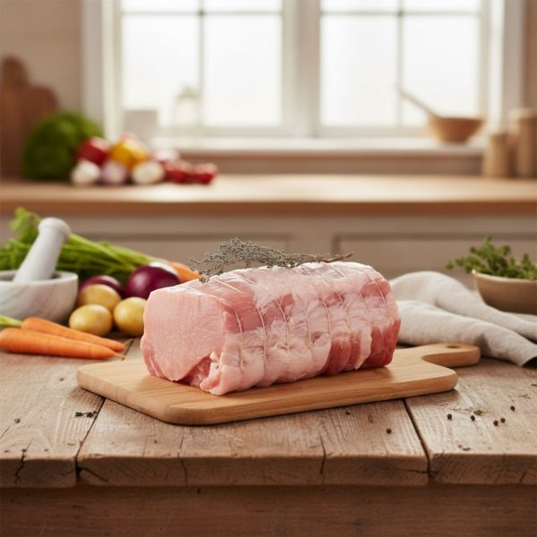 Rôti de longe de porc désossée