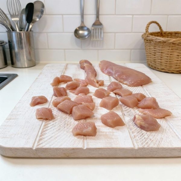 Cubes de poulet nature