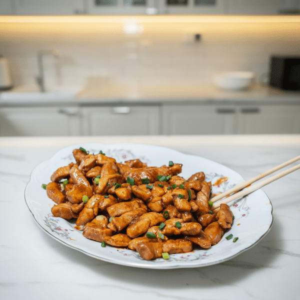 Lanières de porc miel et ail